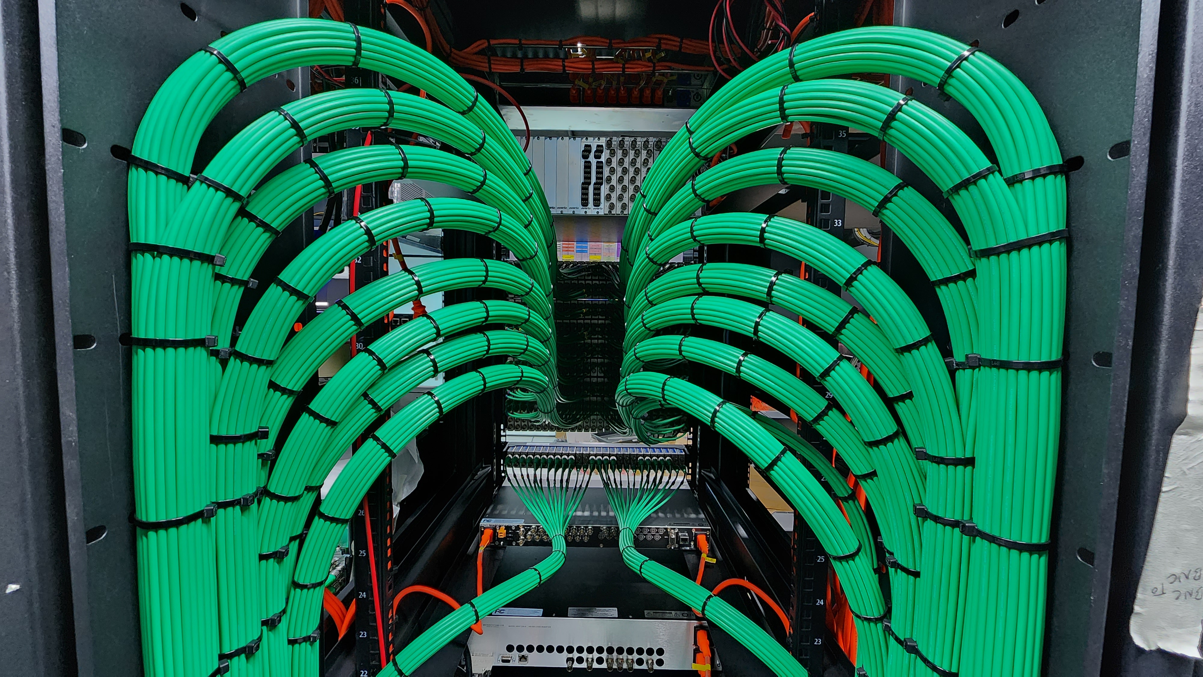 Ekhon TV broadcast equipment rack