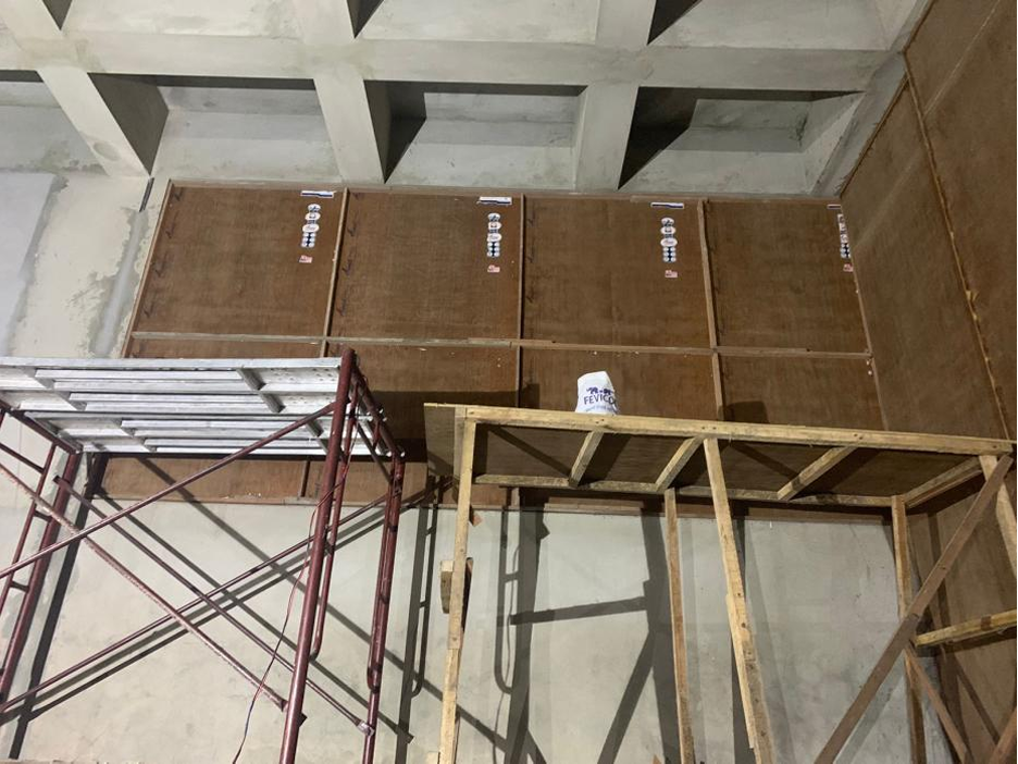 Ekhon TV studio construction