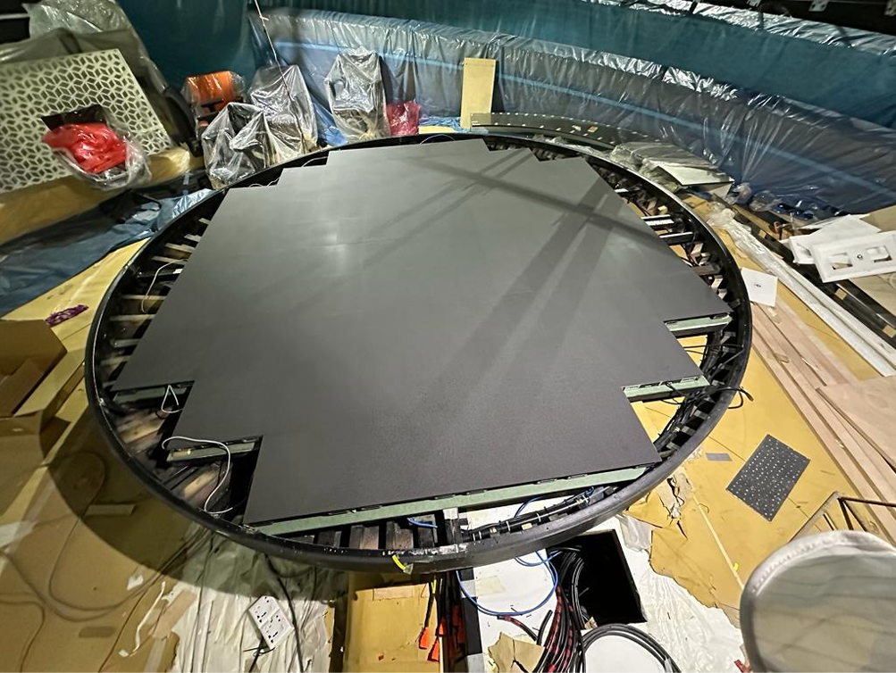 Ekhon TV curved video wall installation